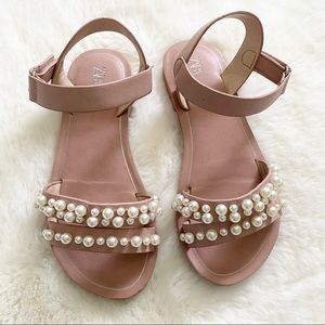 Zara Girls Pearl Sandals